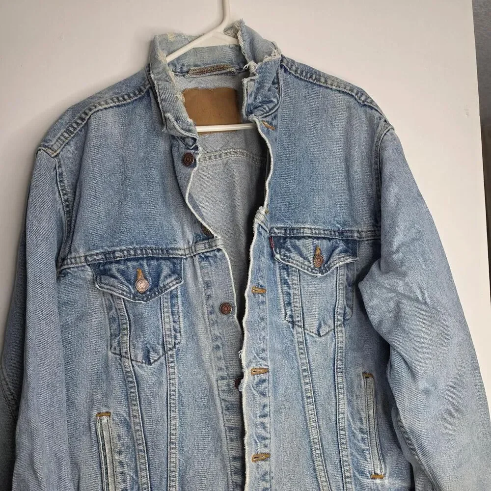 1980's vintage Levi-s Men's Blue Jacket